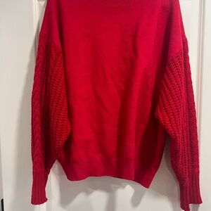 Women's Red Sweater